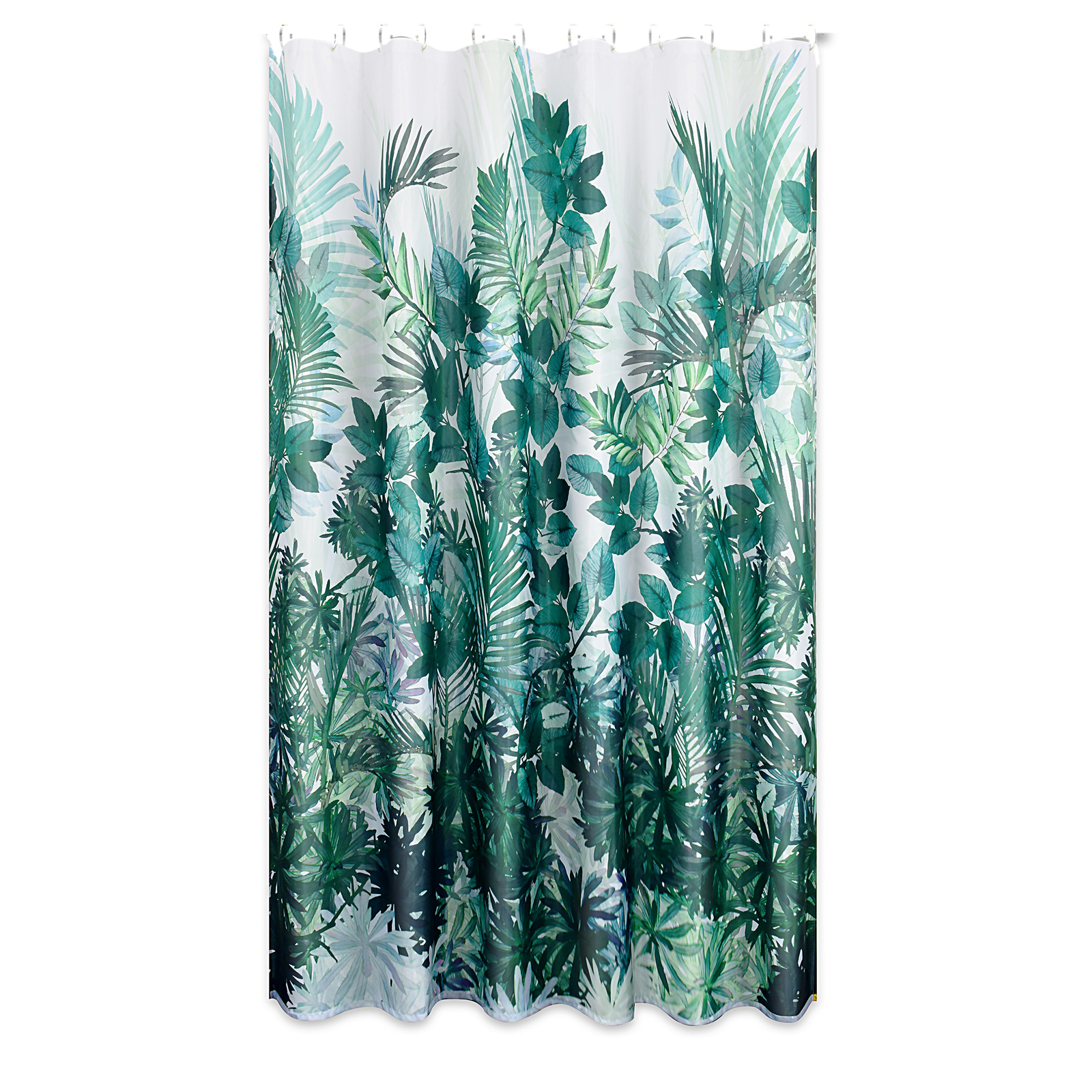 Duschvorhang - grün-weiß - 180x200 cm