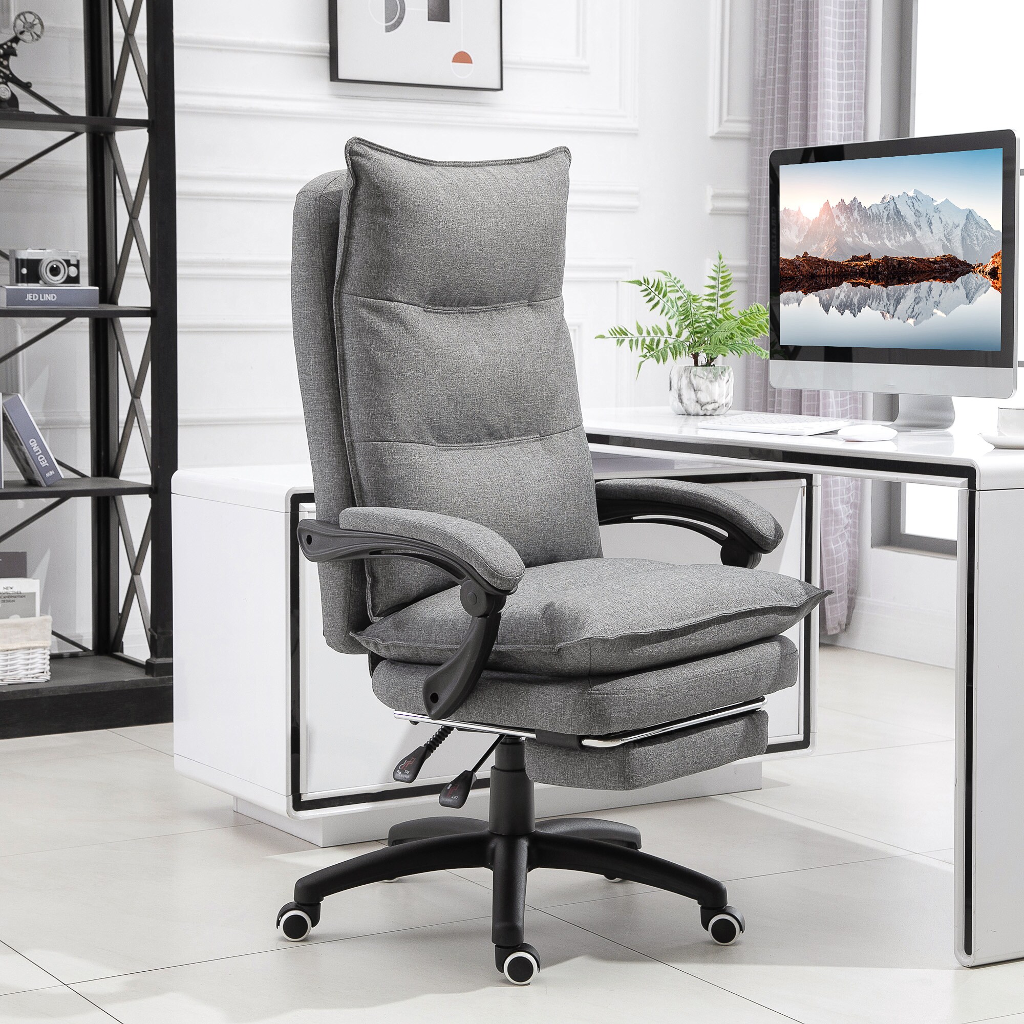 Vinsetto Bürostuhl mit Massagefunktion 70 x 62 x 120-130 cm (BxTxH)