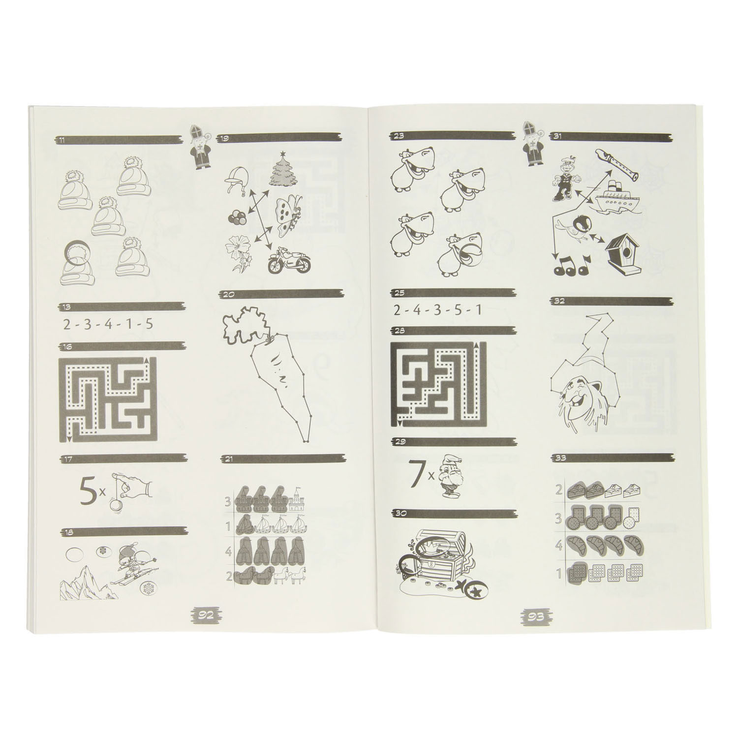 Denksport Kids Puzzelboek Sinterklaas