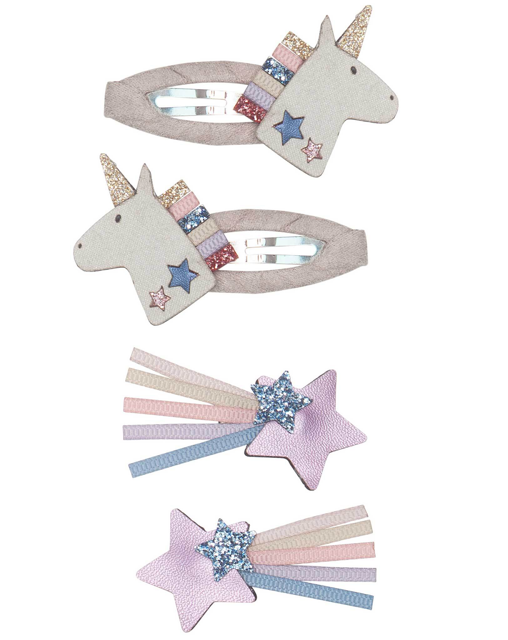 Haarspange UNICORN 4er-Set