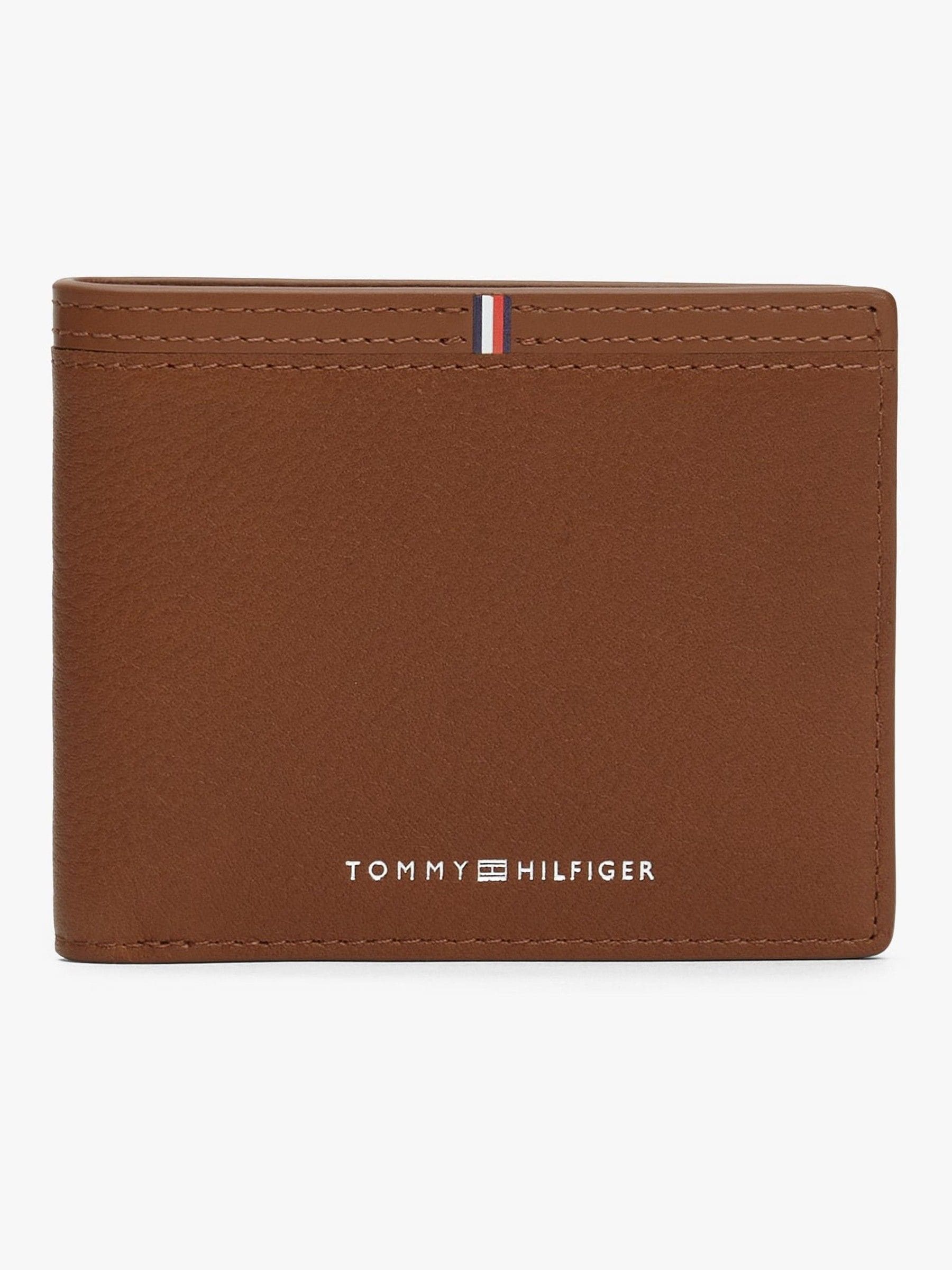 Tommy Hilfiger Corporate Logo Leather Credit Card Wallet