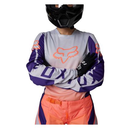 Maillot cross Fox WOMENS 180 LEED 2023 - Orange