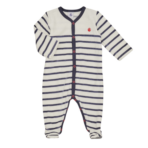 Petit Bateau - LOUDRE - Blanc / Marine
