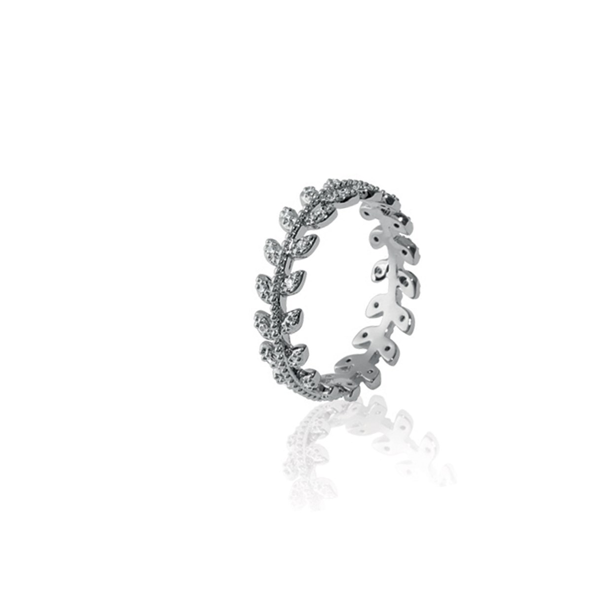 Bague argent femme LAURIER - Bijoux Lorenzo R