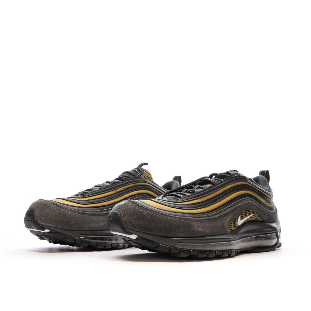 Nike Baskets Grise/Moutarde Homme Nike Air Max 97