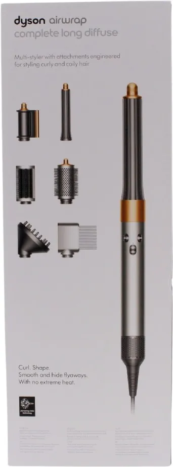 Dyson Airwrap Complete Long Diffus nickel/koppar