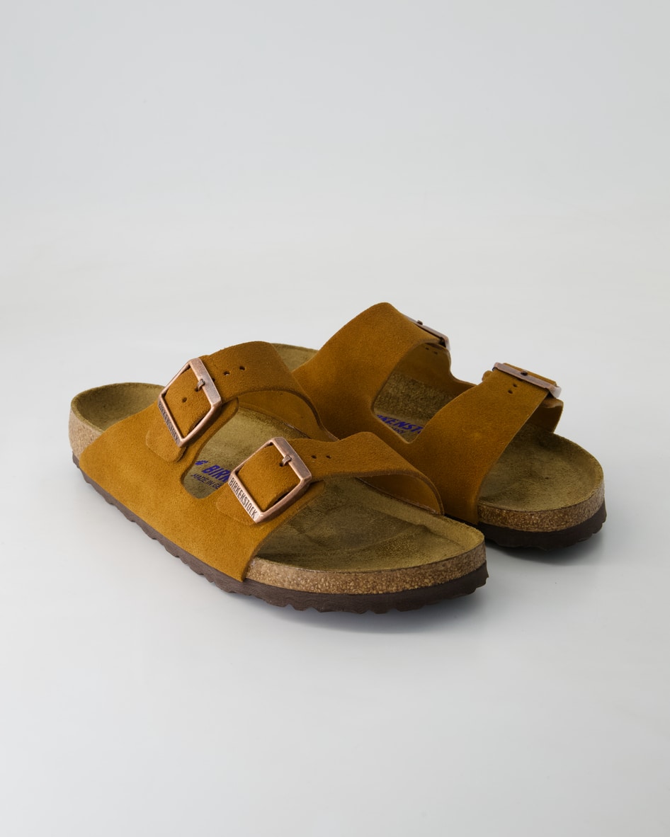 Birkenstock Arizona BS Pantoletten in Braun