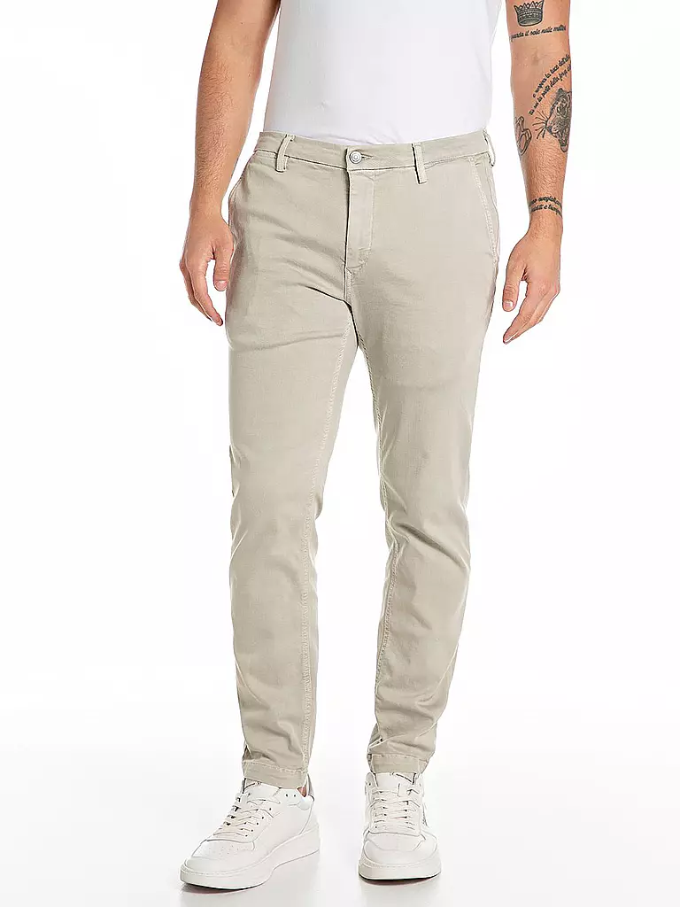 REPLAY Chino ZEUMAR XLITE creme