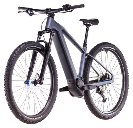 VTT Électrique Semi-Rigide Cube Reaction Hybrid Pro 800 Shimano Deore/Deore XT 12V 800 Wh 27.5'' Gris Metallic 2025