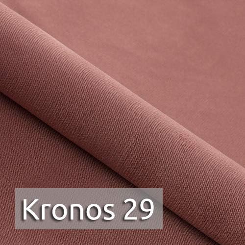 Schlafsofa Sara - Sofa mit Schlaffunktion und Bettkasten, Bettsofa mit Wellenfeder, Schlafcouch mit Holzfüße, Couch vom Hersteller, Couchgarnitur, Velours (Pink (Kronos 29))