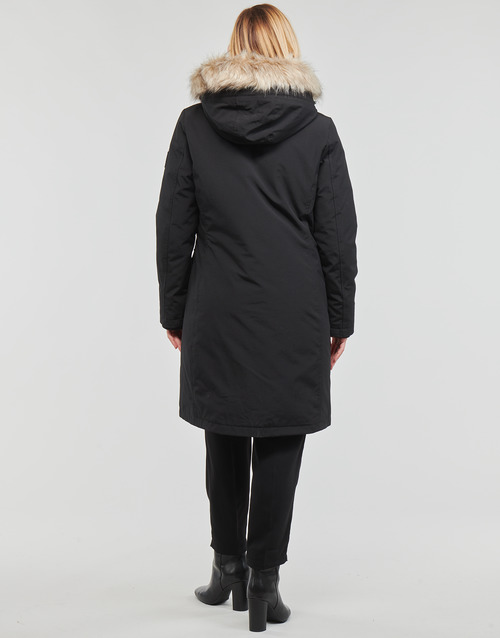 Lauren Ralph Lauren - LONG EXPDTN LINED COAT Negro