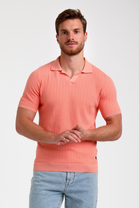 Gabbiano oranje heren polo