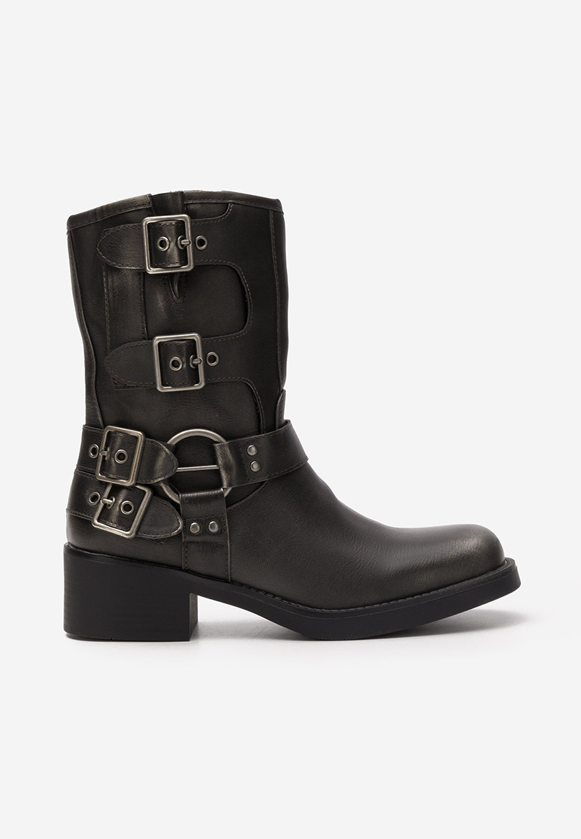 Bottines hautes femme grise Karmela