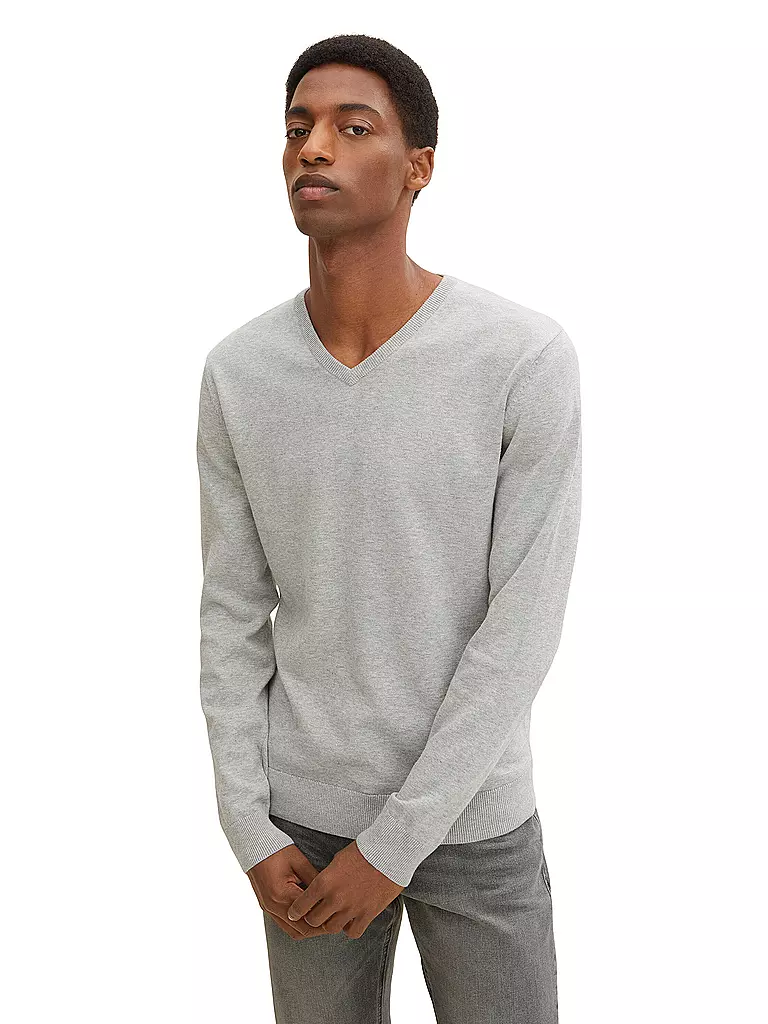 TOM TAILOR Pullover grau