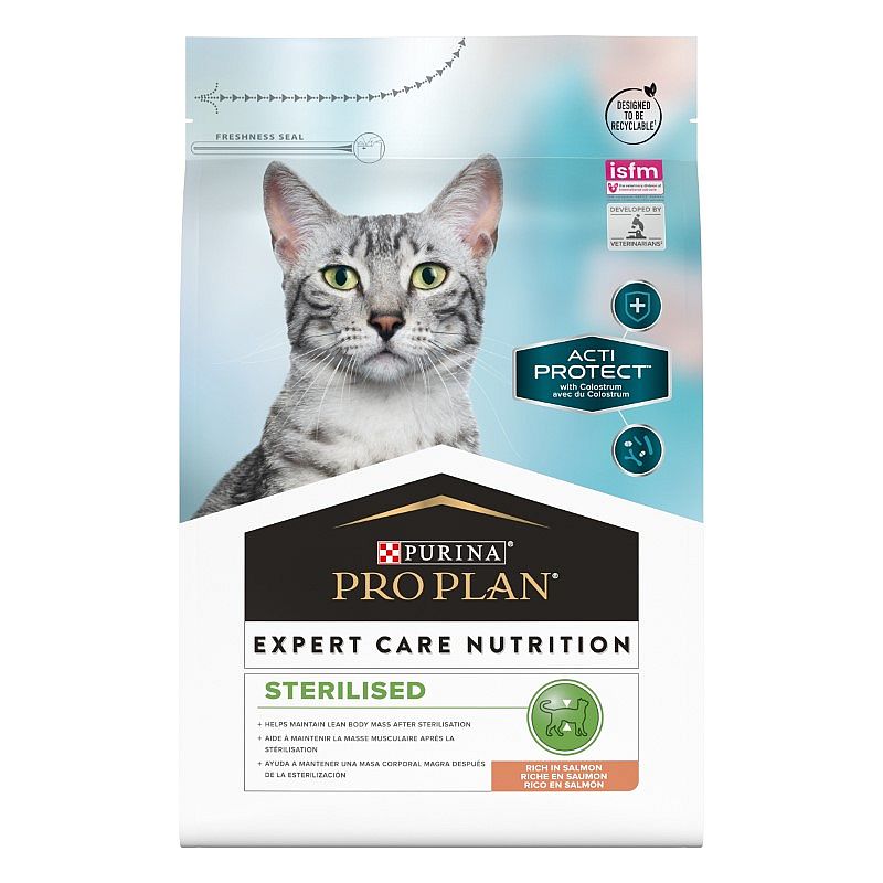 Purina Pro Plan Expert Care Cat Sterilised Kattenvoer Salmon | 3 kg | 11167.1