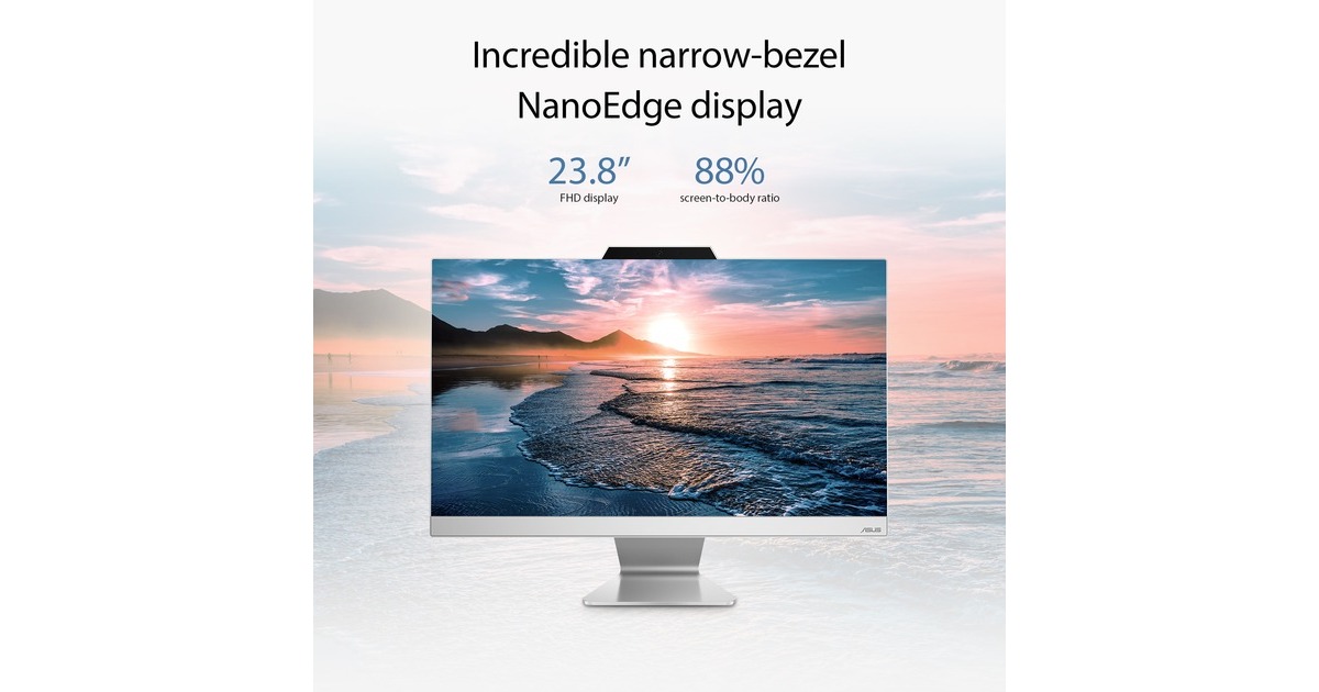 ASUSA3402WVAK All-in-One all-in-one pc  (Zwart | i7-1355U | Intel Graphics | 16 GB | 512 GB SSD)