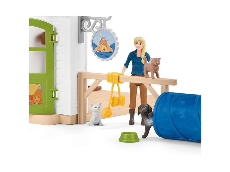 Schleich Spielfigurenset Farm World Tierhotel Umfangreiche Tierfarm