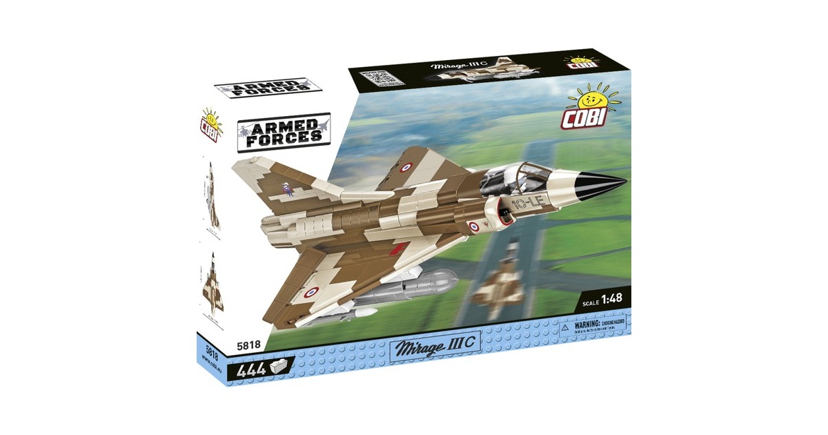 COBIArmed Forces - Mirage IIIC Vexin Constructiespeelgoed  (COBI-5818)