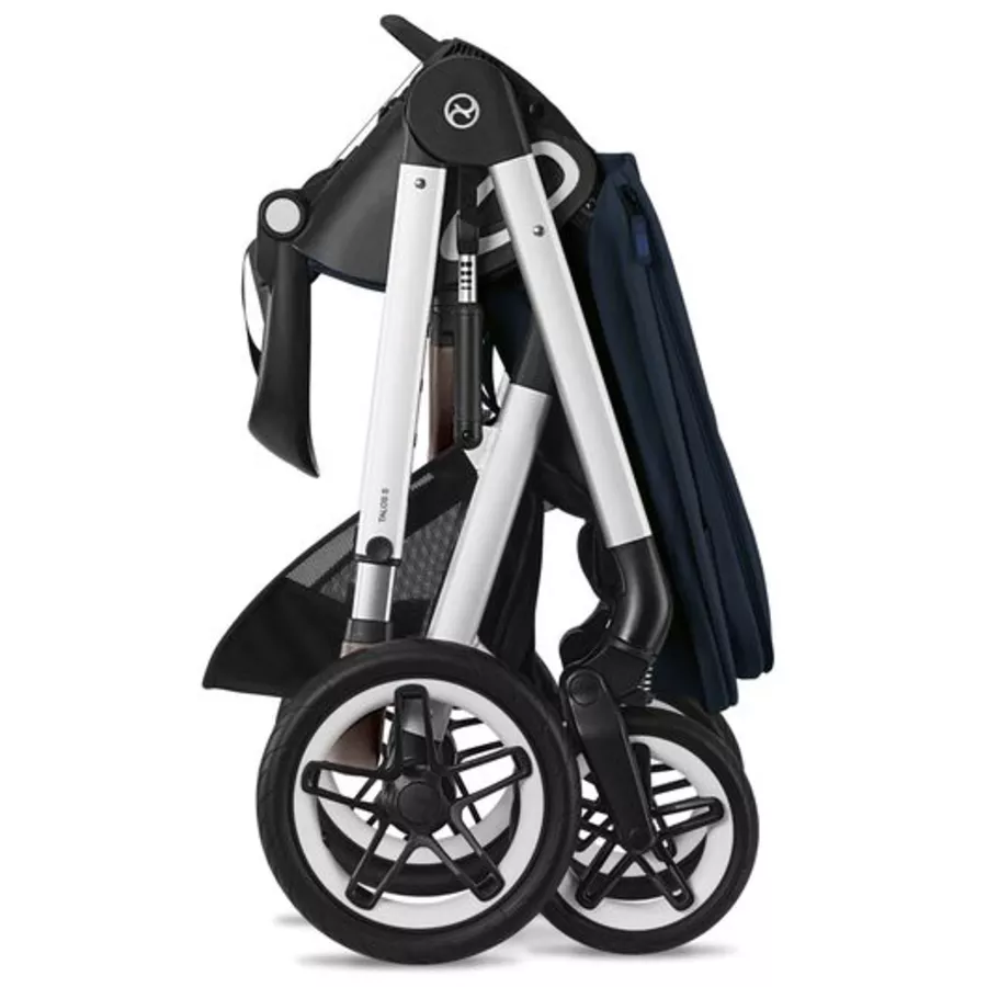 cybex GOLD Kinderwagen Talos S Lux Silver Ocean Blue