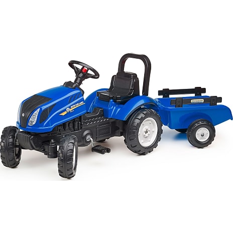 Falk Toys New Holland traktor med vogn