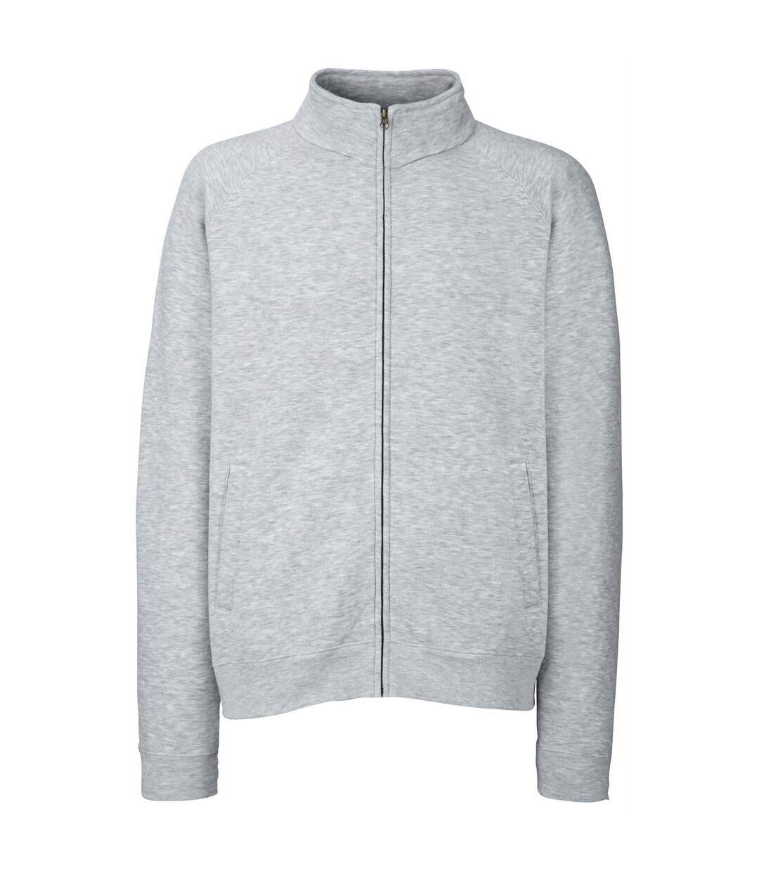 Fruit Of The Loom - Sweatshirt à fermeture zippée - Homme (Gris chiné) - UTBC370