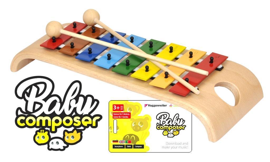Glockenspiel mit Musik-App BABY COMPOSER