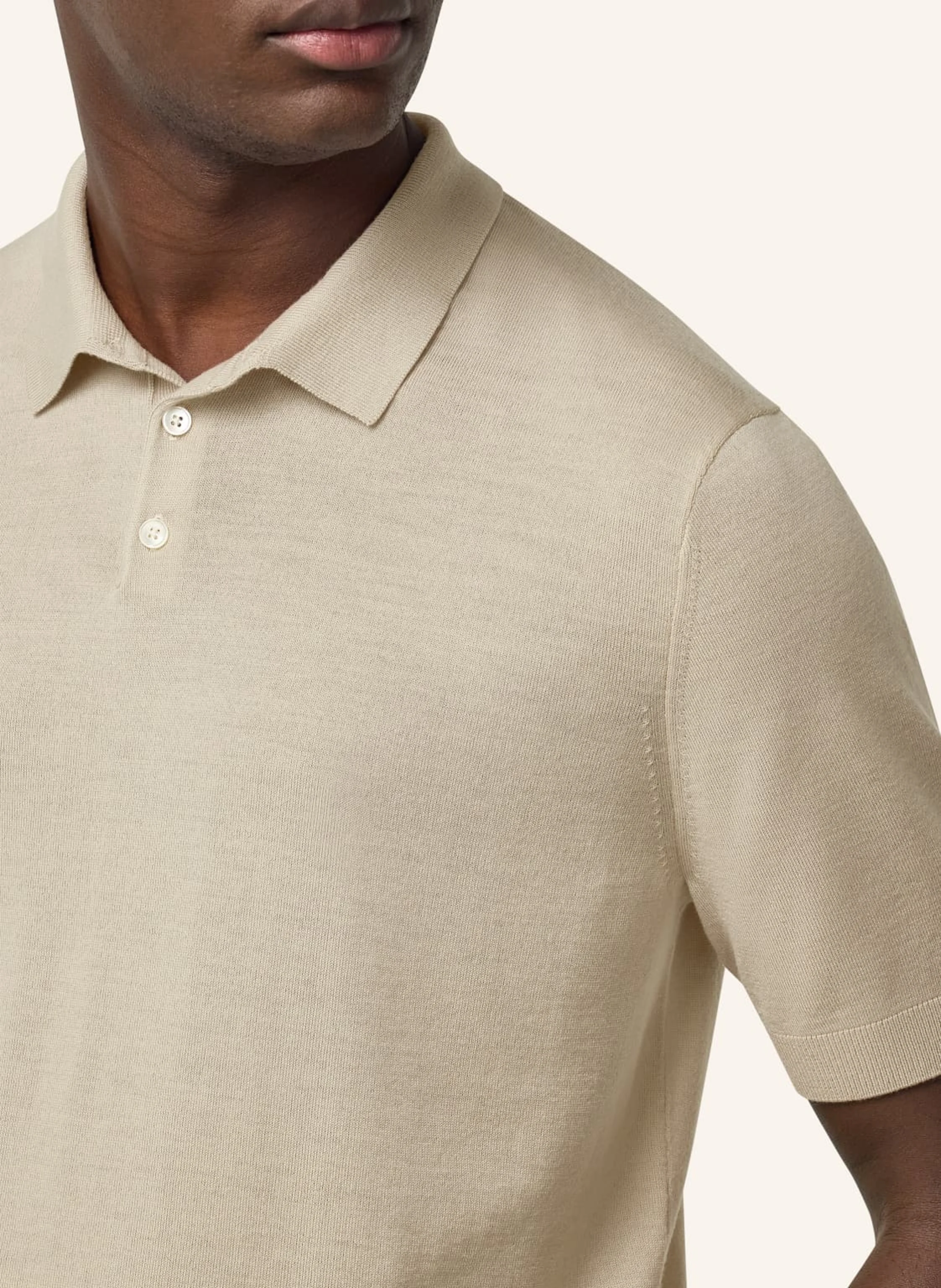 BOGGI MILANO Strick-Poloshirt