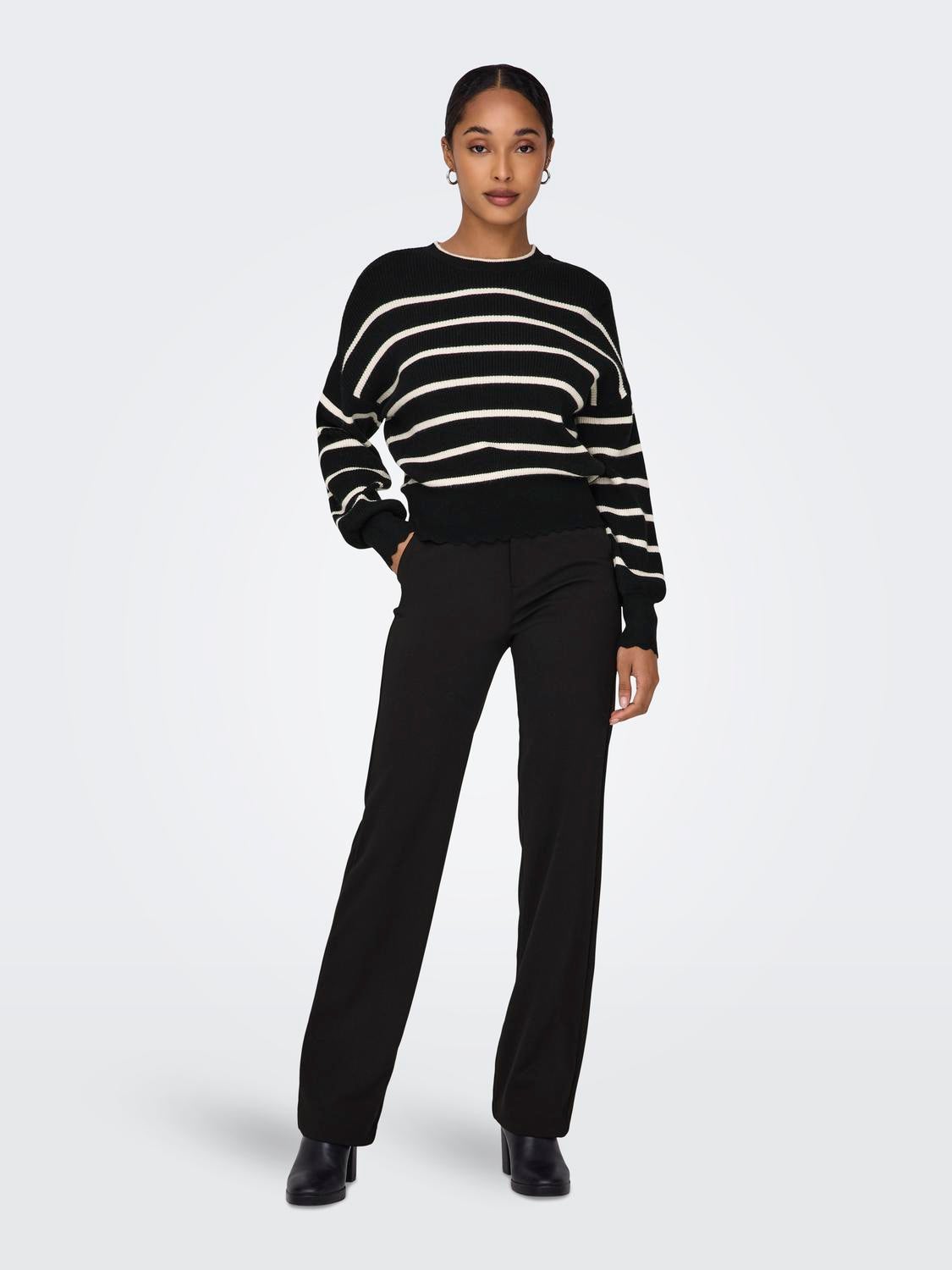 ONLIBI Strickpullover Black