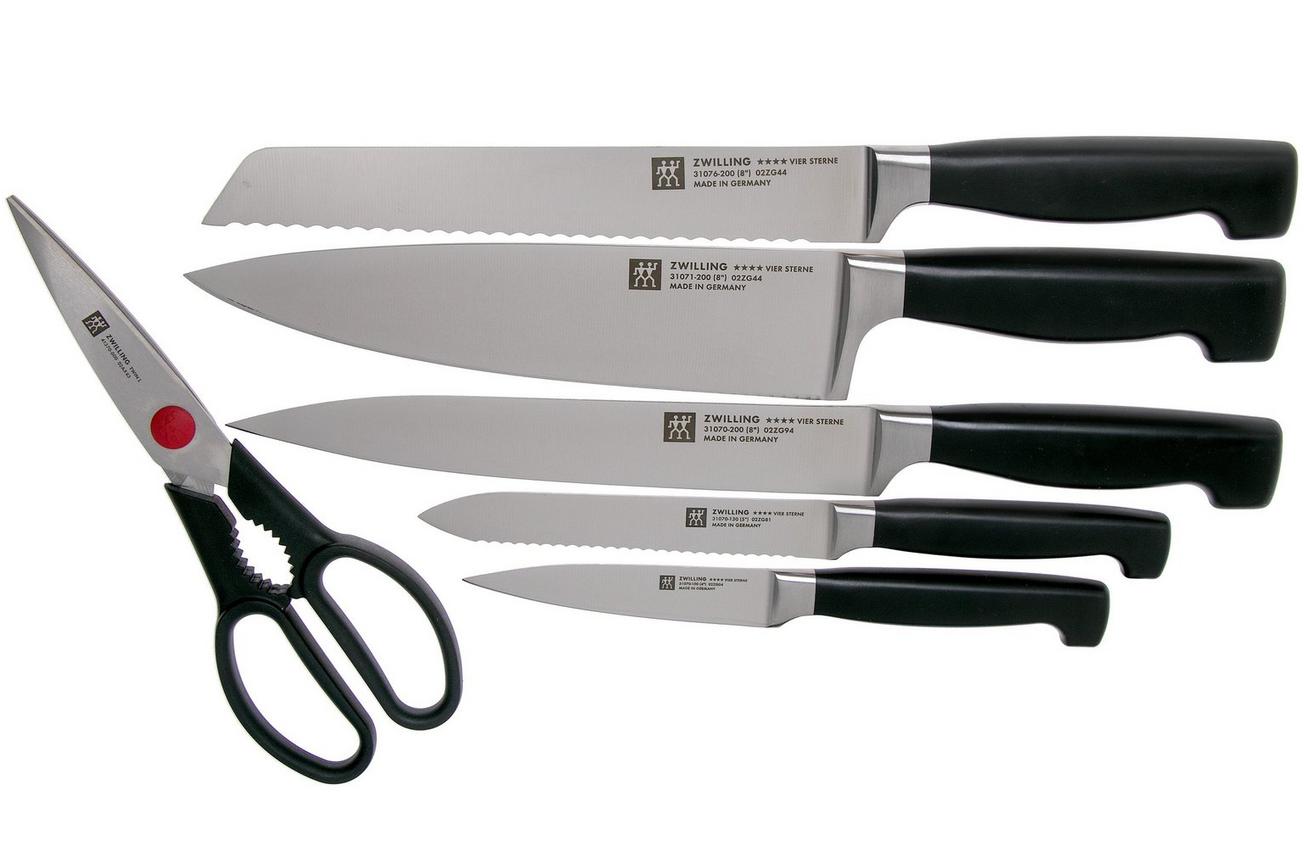 Zwilling J.A. Henckels Four Star SharpBlock-messenblok, 7-delig, 35145-000