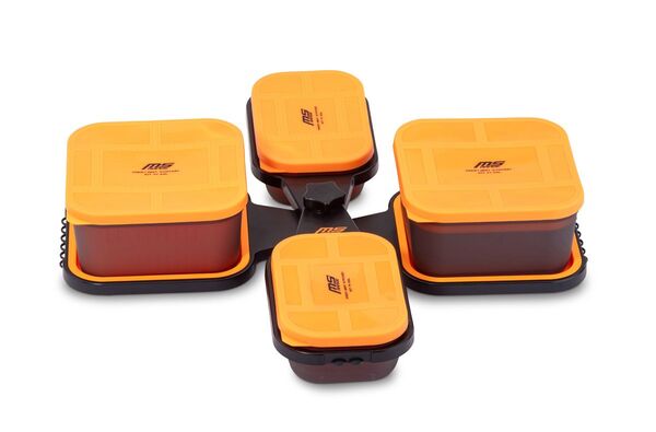Station d’amorçage XXL MS Range Profi Bait Station Kit (14 pièces)