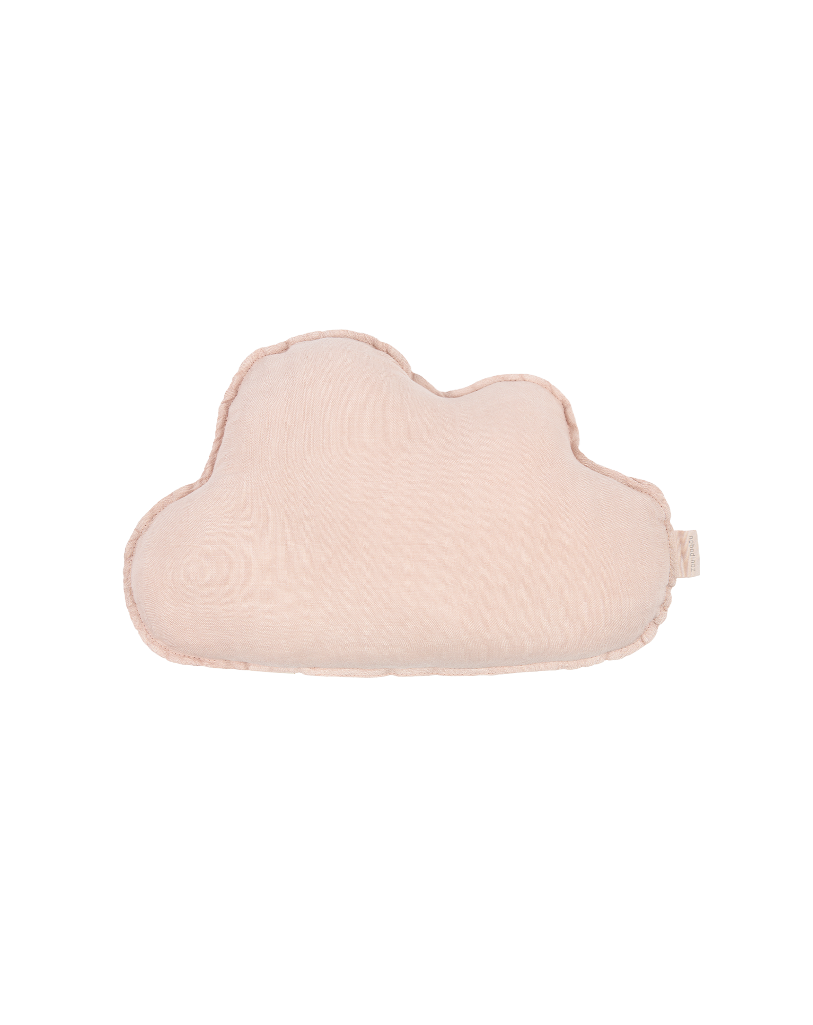 Coussin nuage l1n0 en lin français lavé | Rose