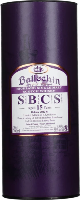 BALLECHIN 15 YEARS SBCS RELEASE 2022 #1 70CL