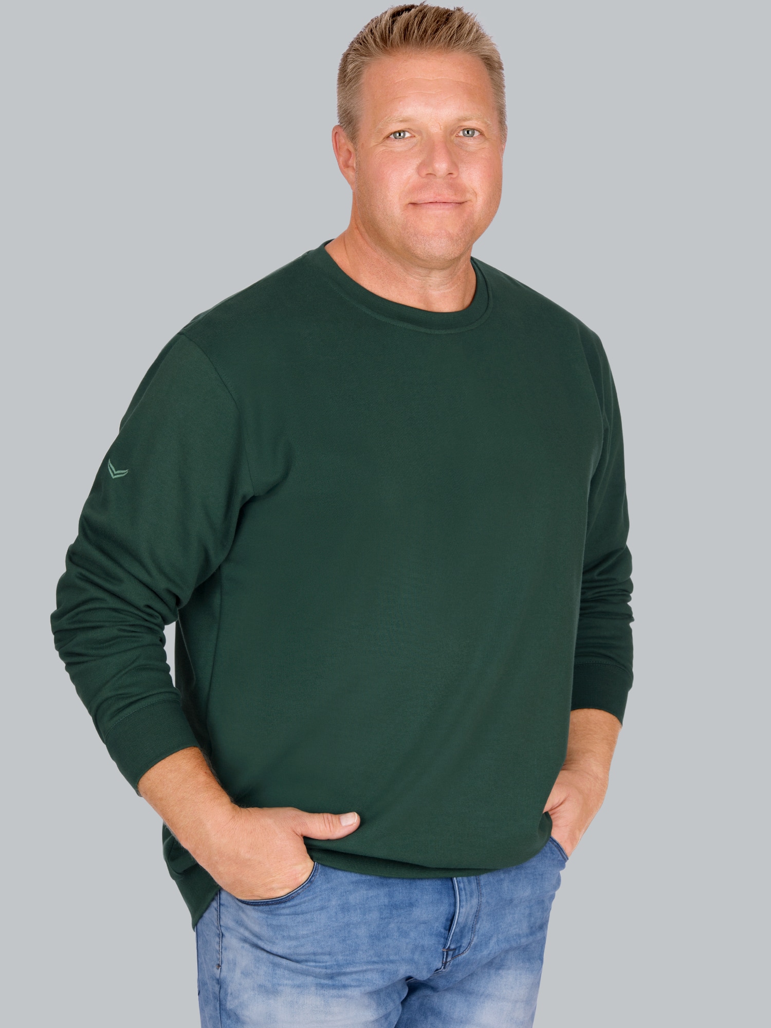 Sweatshirt aus Biobaumwolle Tanne