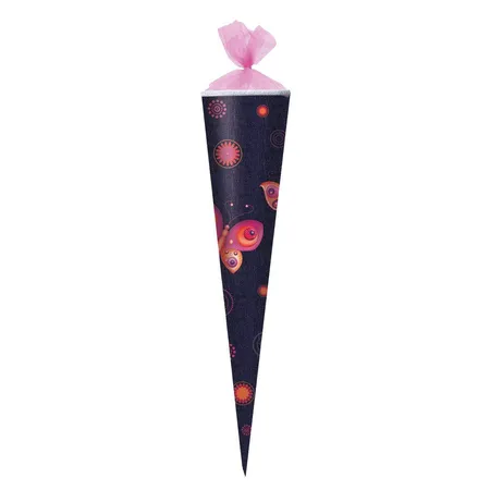 Herlitz Schultüte Schmetterlinge, rund, 70 cm