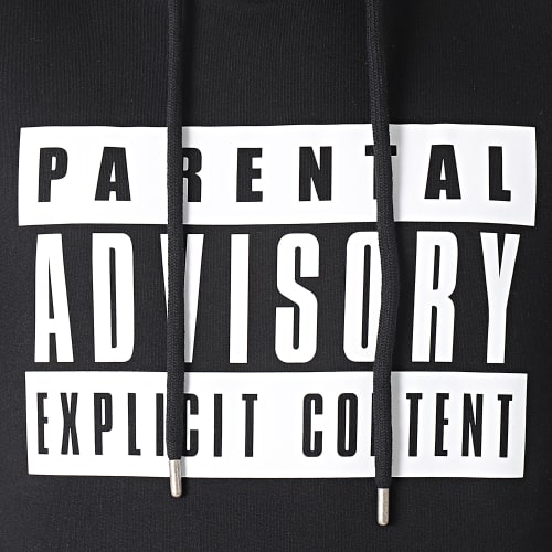 Sweat Capuche Logo Noir