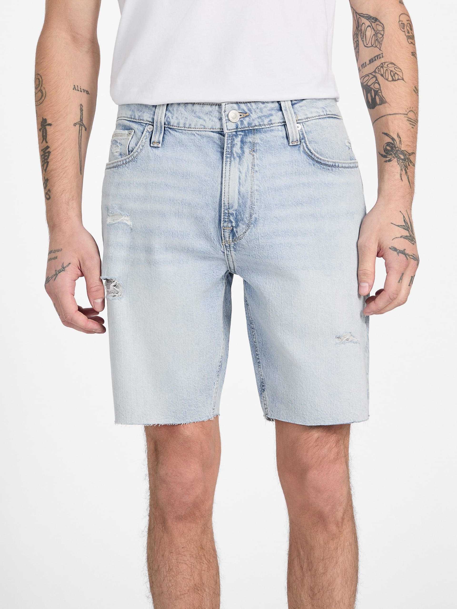 Shorts jeans desgastados Eco Wyatt