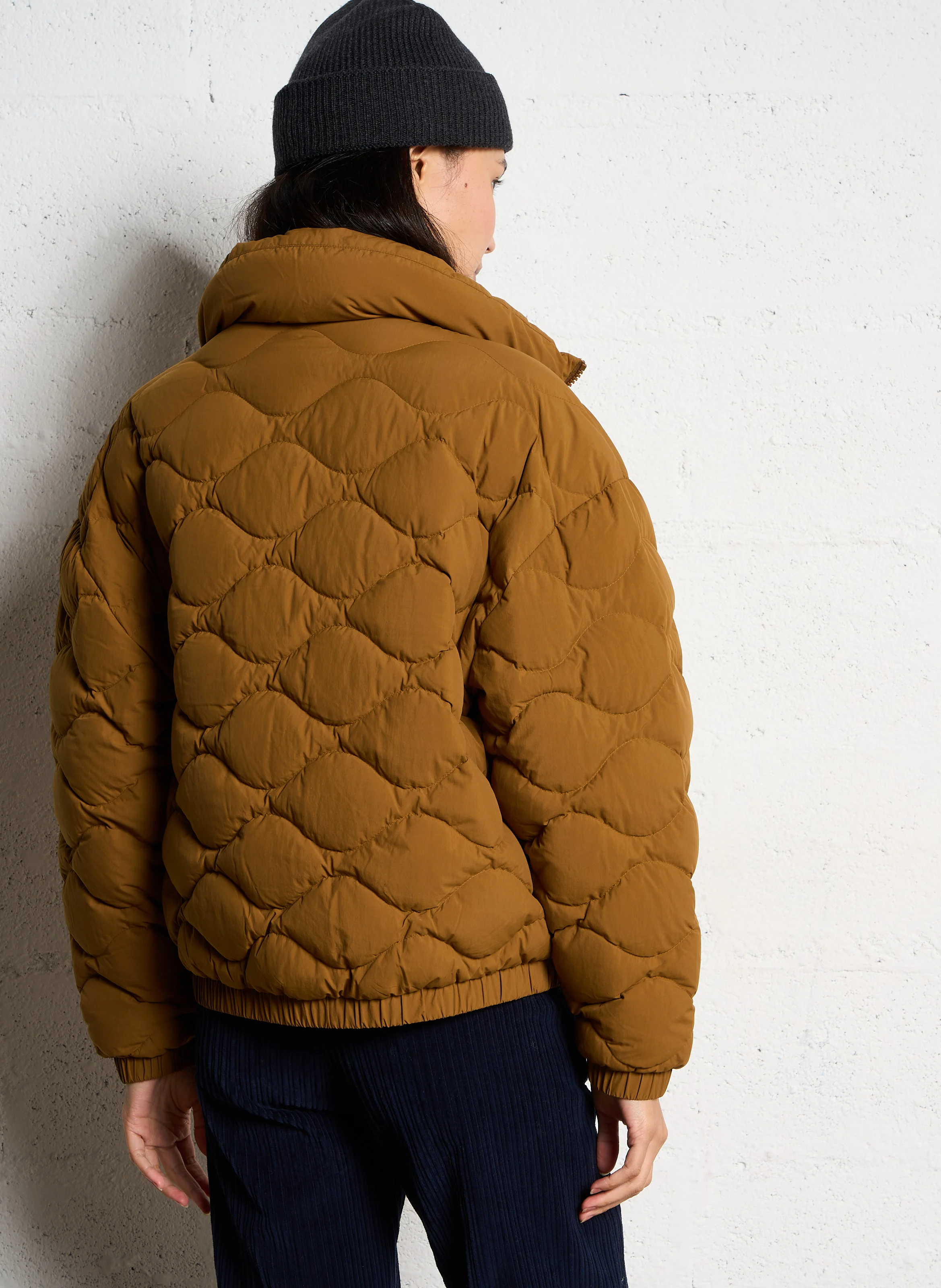 ENOLA - Doudoune oversize col montant | Marron