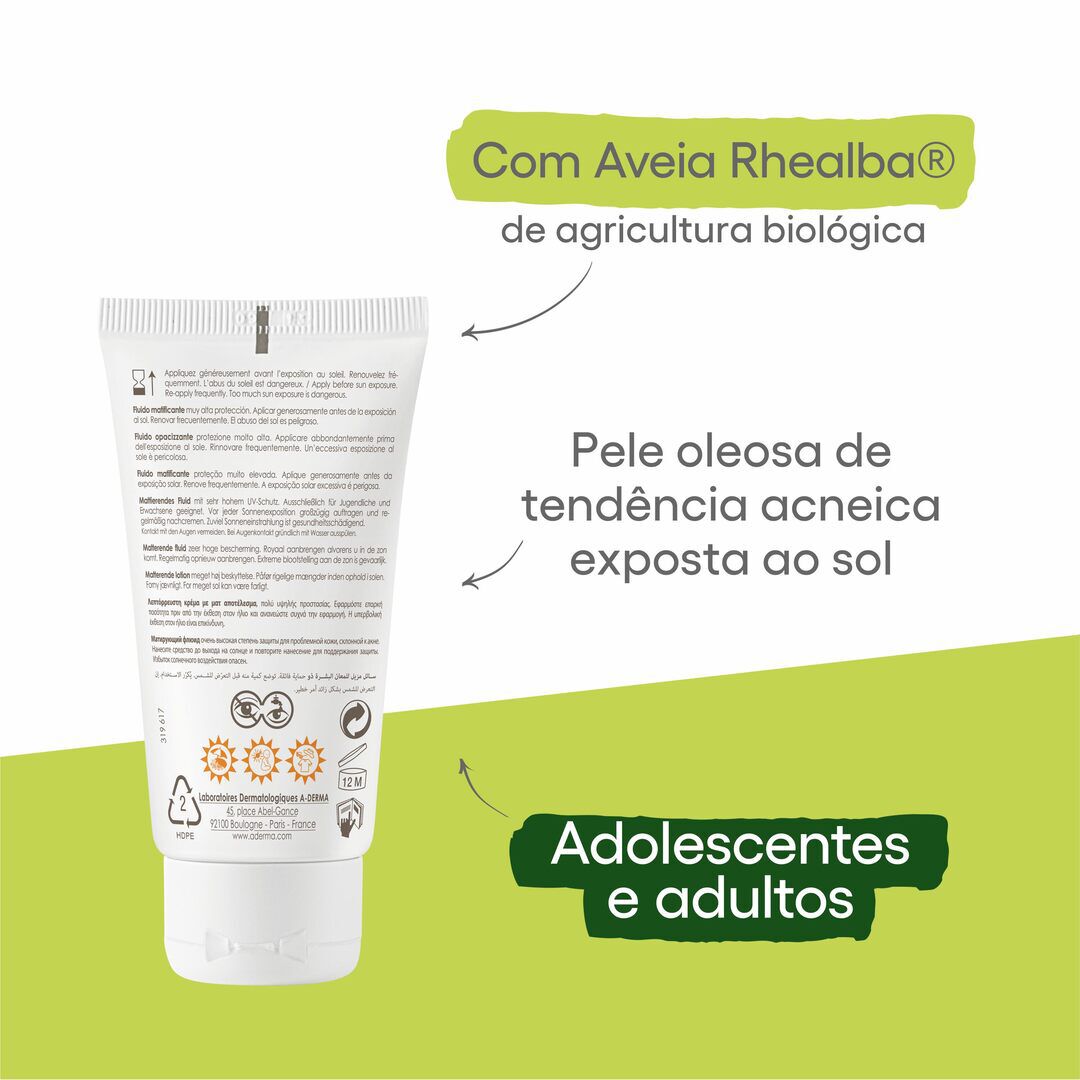 Fluído Solar Matificante FPS50+ - 40ml