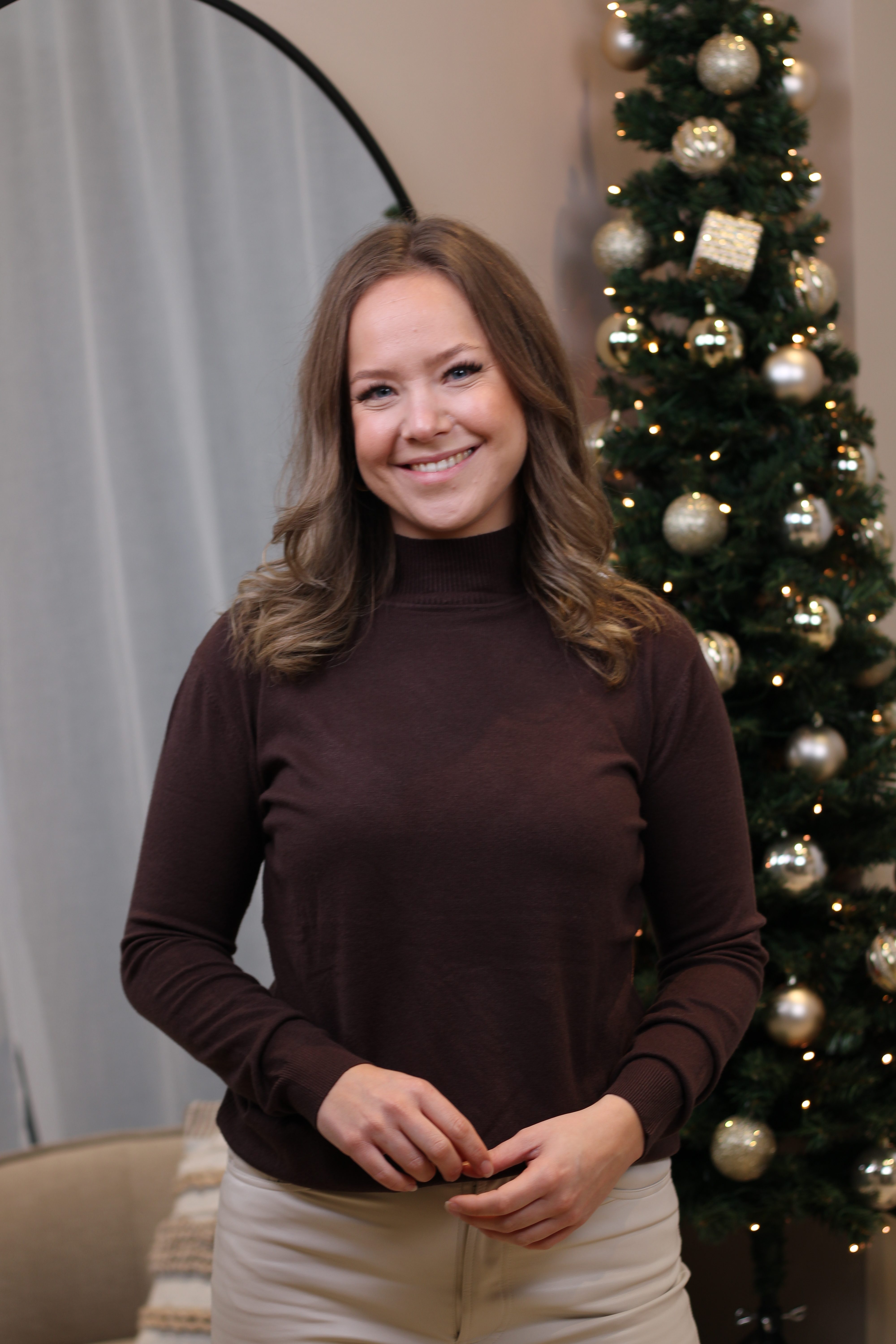 Tracy Turtleneck - Donker Bruin