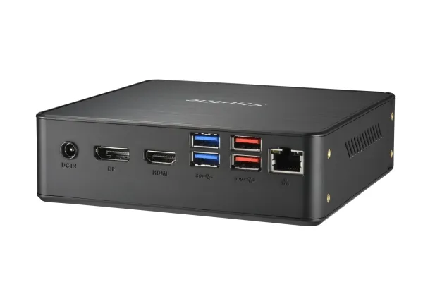 Shuttle XPC nano NC40U5 - Barebone - mini PC 1 x Core i5 1235U / op til 4.4 GHz - RAM 0 GB - UHD Graphics 620 - Gigabit Ethernet - sort