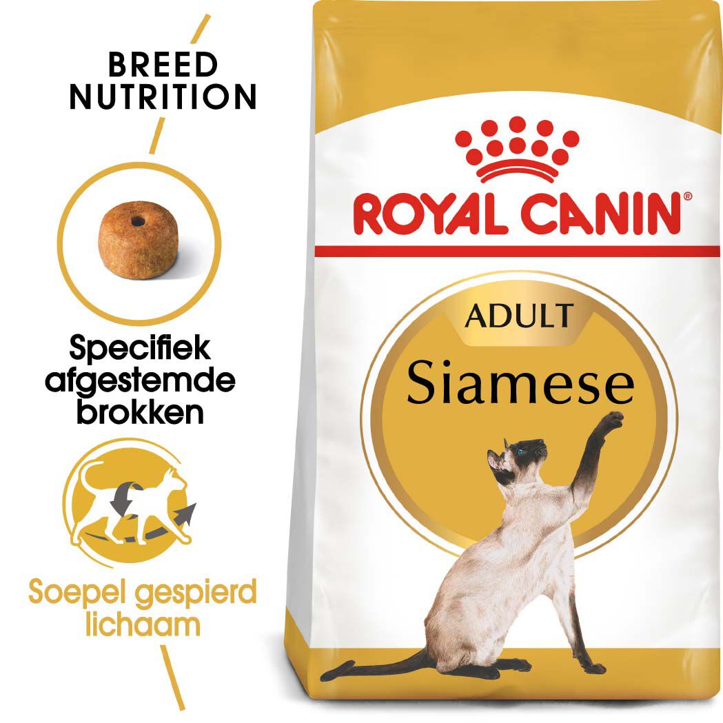 Royal Canin Siamese Adult - Kattenvoer - 4 Kilogram - Gevogelte