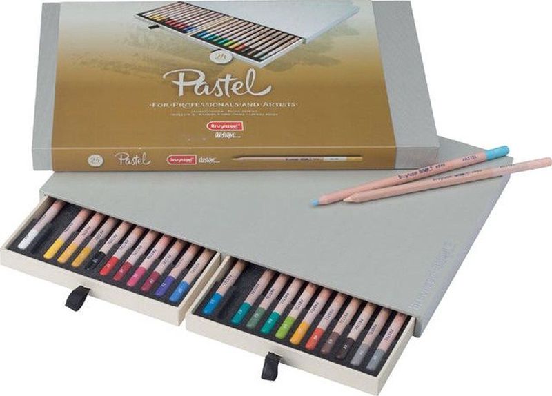 Bruynzeel Design - Pastelpotloden - Box 48 Stuks - Diverse Kleuren