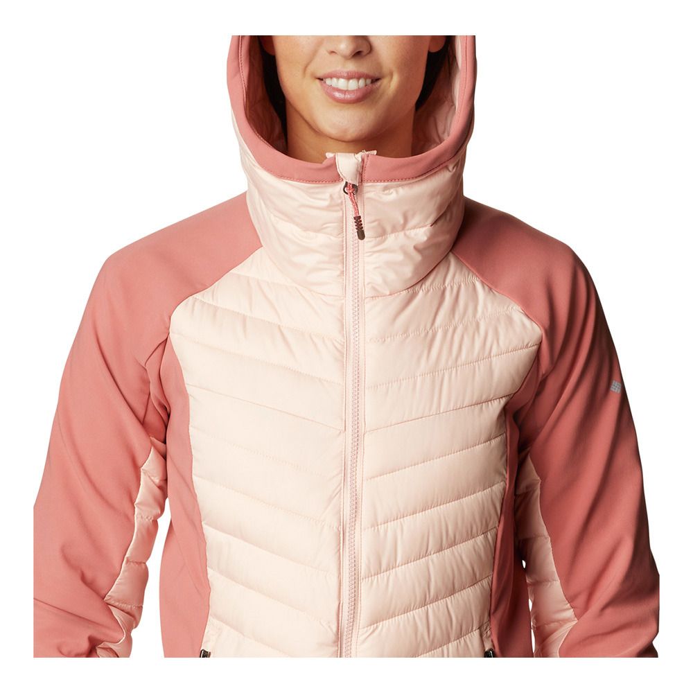 Columbia POWDER LITE HYBRID - Doudoune Femme peach/coral
