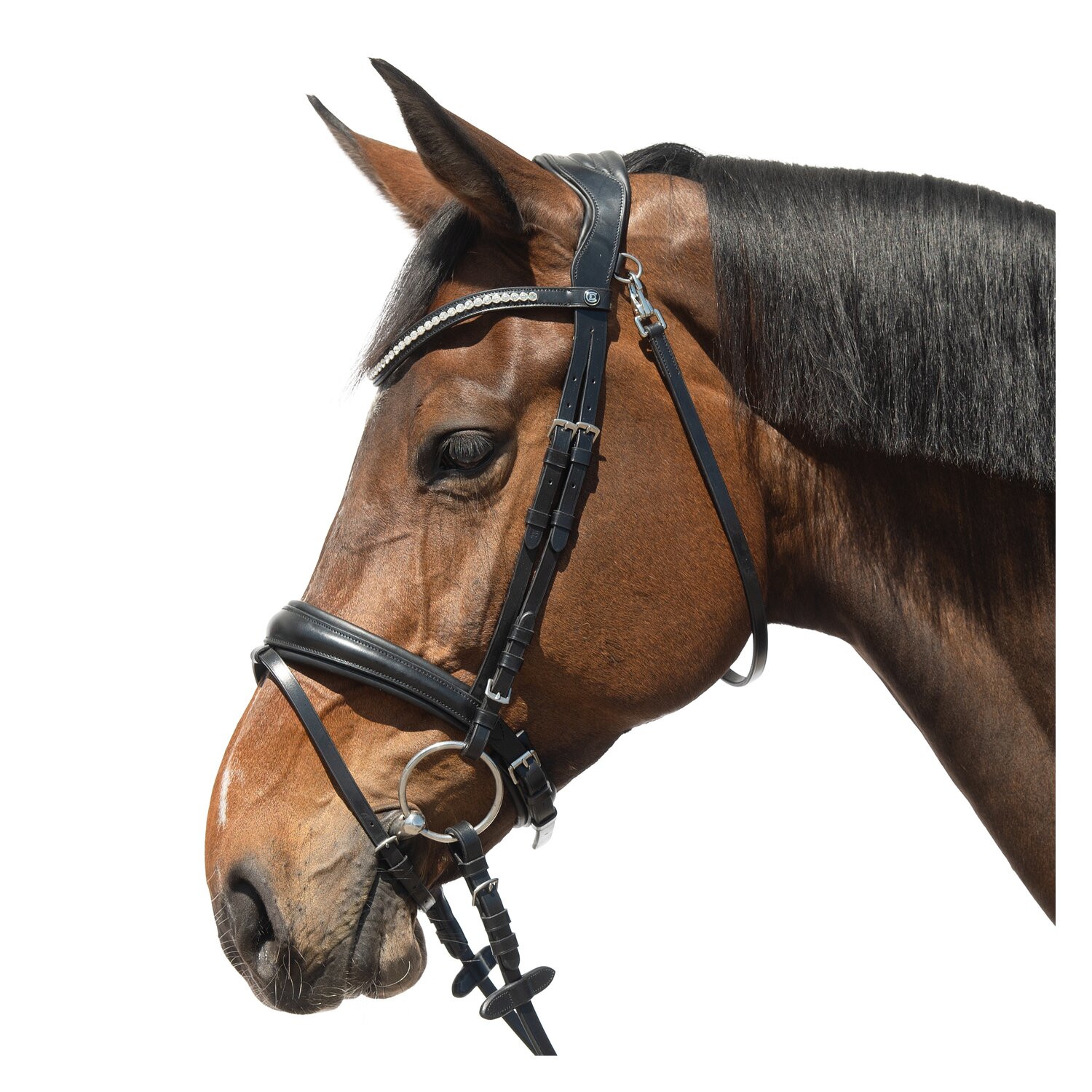 Cheval de Luxe Trensenzaum Catania  - schwarz
