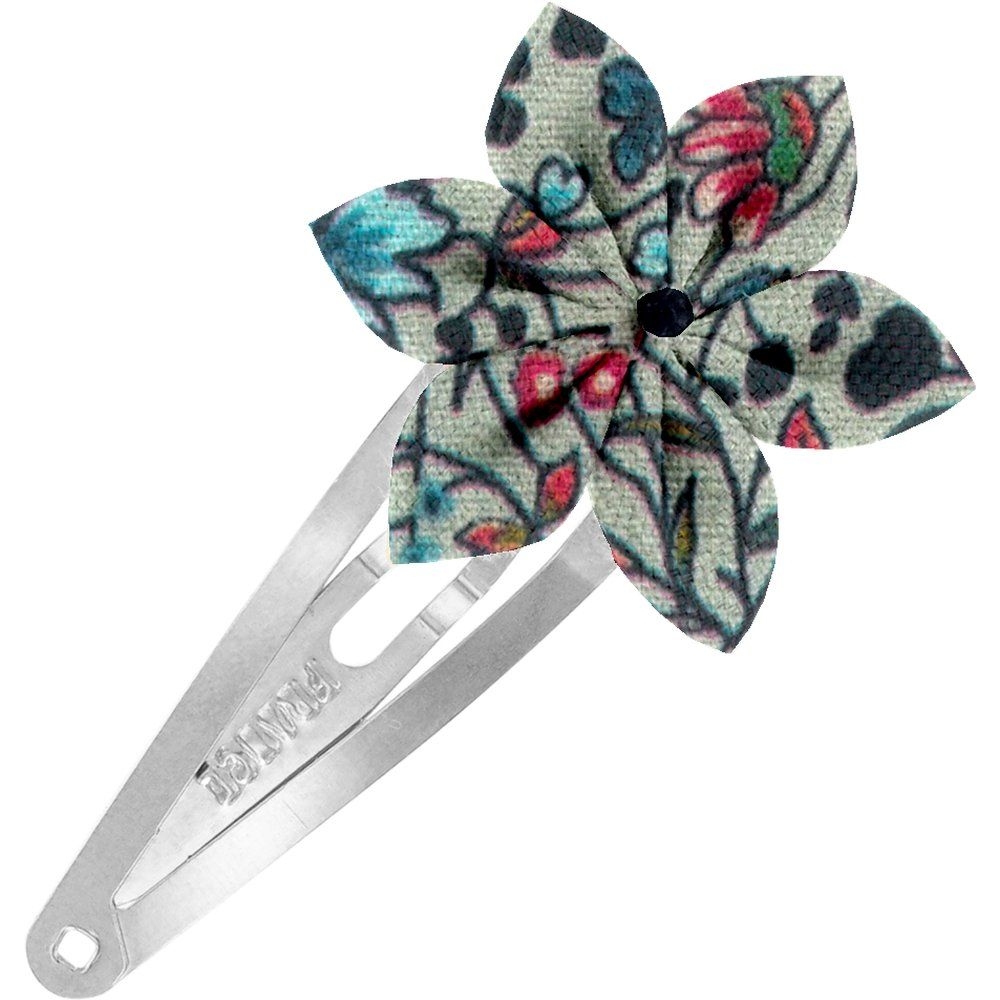 Barrette Clic-Clac Fleur Étoile Fleur Mentholé