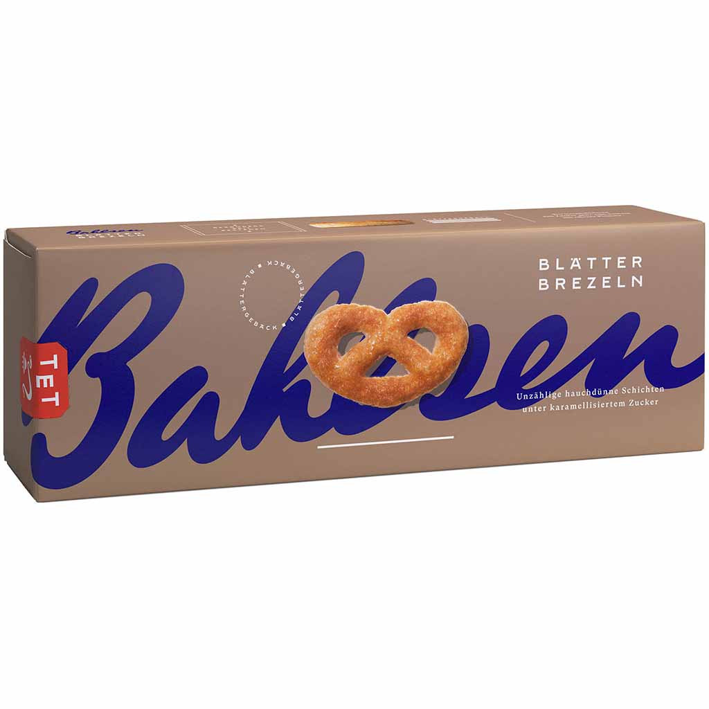 Bahlsen Blätter Brezeln 100g MHD:1.5.25