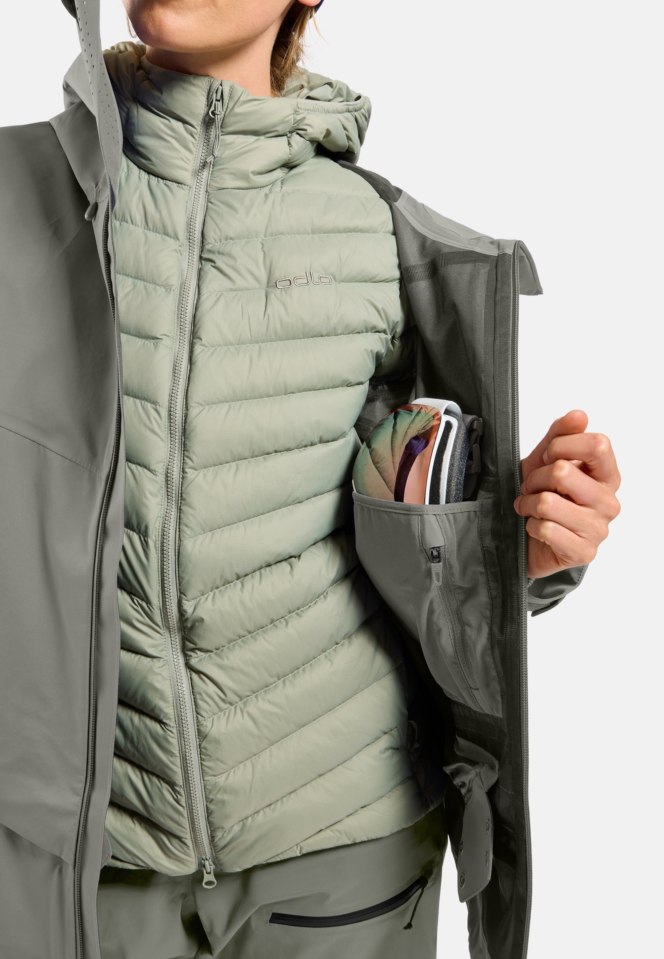 X-Alp 3L Hardshell Ski-Jacke in shadow