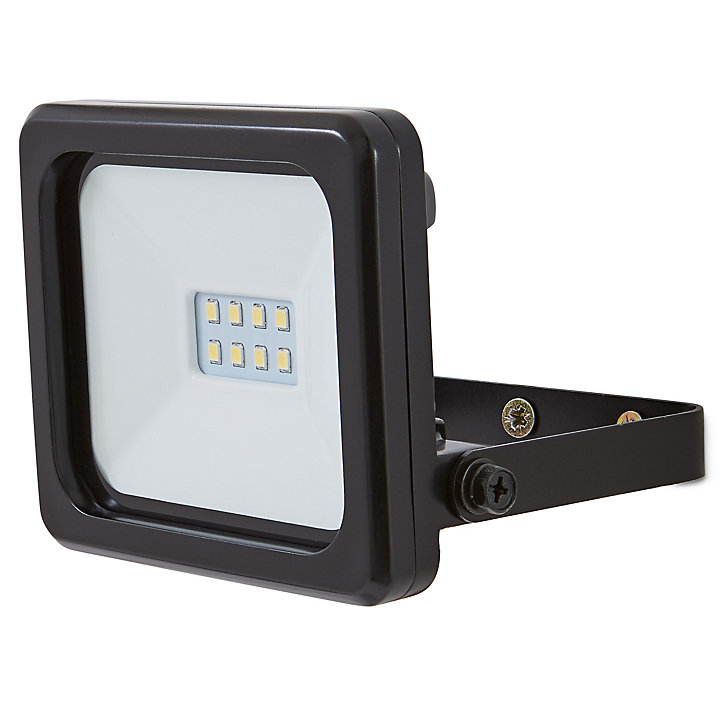 Projecteur LED noir 8W IP44