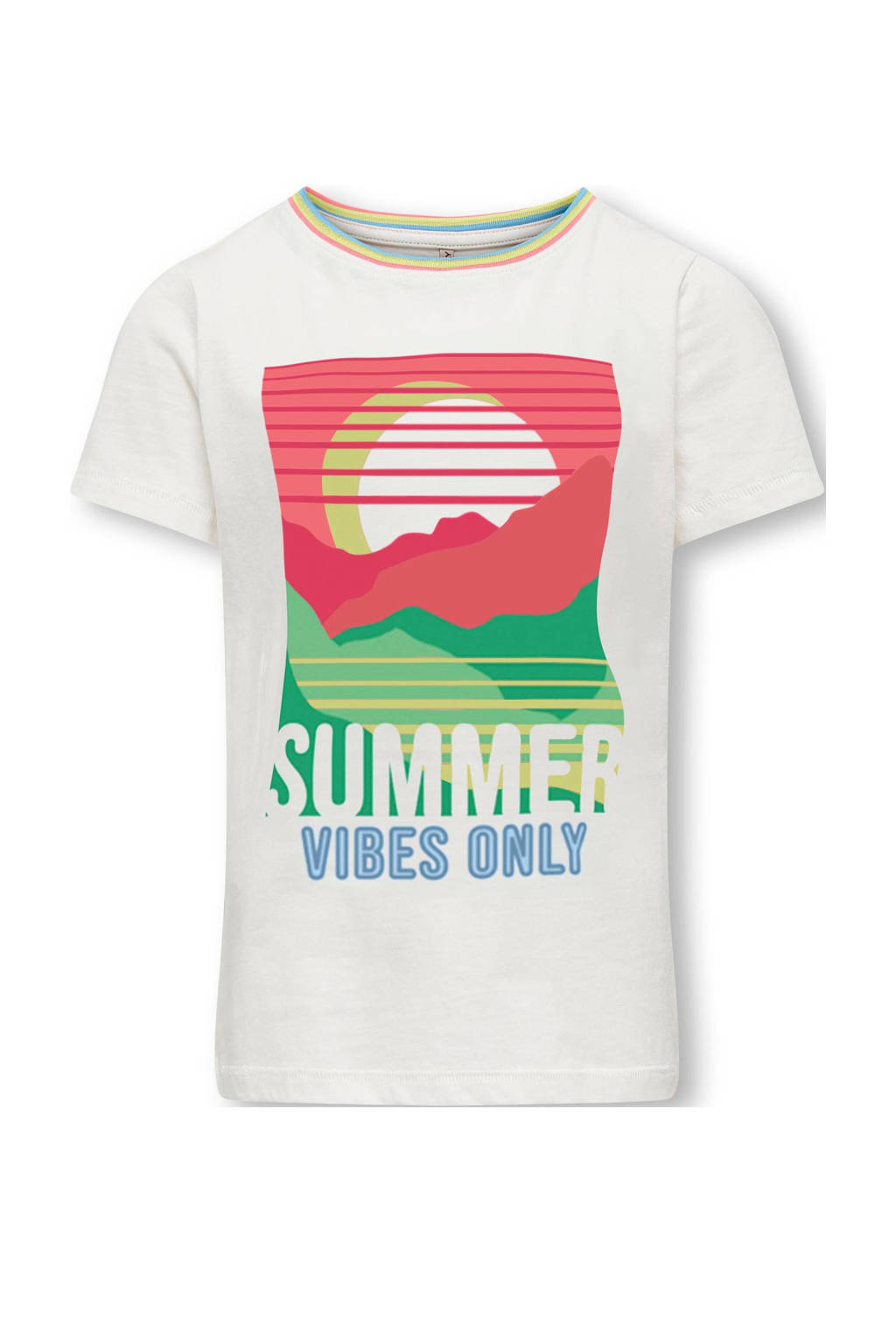 ONLY T-shirt KMGJULIE FIT met all over print wit