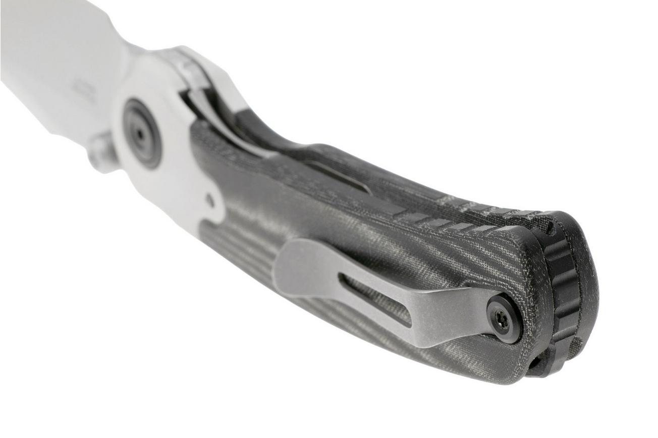 Kizer Pioneer Clip Point ZX-FK03A3 Satin Nitro-V, Aluminium Bolster, zakmes